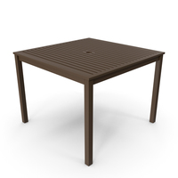 Ventana Square Dining Table PNG & PSD Images