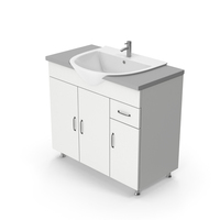 Wash Basin With Cabinet PNG & PSD Images