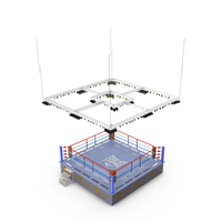 Boxing Ring And Light PNG & PSD Images