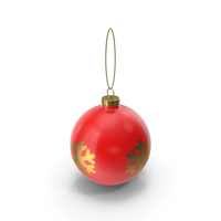 Christmas Toy Ball With Snow Flake PNG & PSD Images