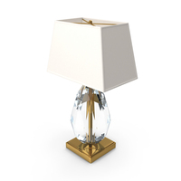 Crystal Table Lamp PNG & PSD Images