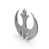 Metal Symbol Rebel Alliance & Jedi Order PNG & PSD Images