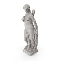 Woman with Bow Statue PNG & PSD Images