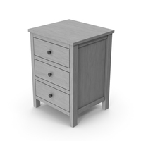 Gray Bedside Table PNG & PSD Images