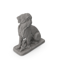 Lion With Prey Stone Statue PNG & PSD Images