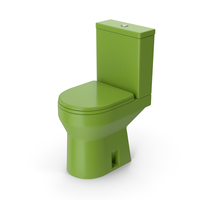 Green Toilet Bowl PNG & PSD Images