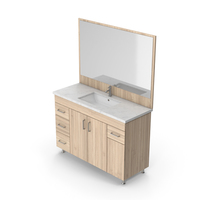 Bathroom Cabinet With Sink PNG & PSD Images
