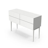 White Sideboard Cabinet PNG & PSD Images