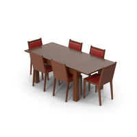 Table With Chairs PNG & PSD Images
