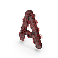 Blood Capital Letter A PNG & PSD Images