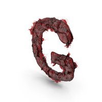Blood Capital Letter G PNG & PSD Images