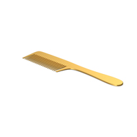 Gold Hairbrush PNG & PSD Images