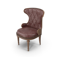 Chesterfield Leather Chair PNG & PSD Images