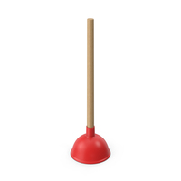 Red Rubber Cup Plunger PNG & PSD Images
