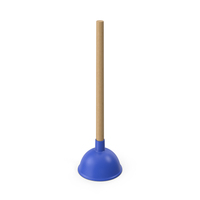Blue Rubber Cup Plunger PNG & PSD Images