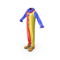 Clown Costume with Shoes PNG & PSD Images