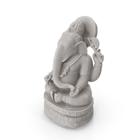 Ganesha Marble Statue PNG & PSD Images