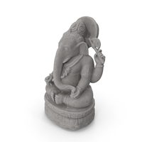 Ganesha Stone Statue PNG & PSD Images