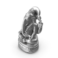 Ganesha Metal Statue PNG & PSD Images