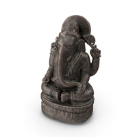 Ganesha Bronze Outdoor Statue PNG & PSD Images