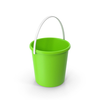 Green Plastic Bucket PNG & PSD Images