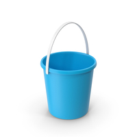 Blue Plastic Bucket PNG & PSD Images