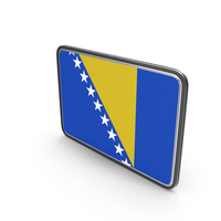 Flag Of Bosnia And Herzegovina Icon PNG & PSD Images
