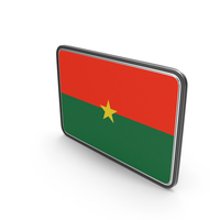 Flag Of Burkina Faso Icon PNG & PSD Images