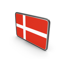 Flag of Denmark Icon PNG & PSD Images