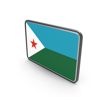 Flag Of Djibouti Icon PNG & PSD Images