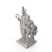 Athena Leads Warrior Statue PNG & PSD Images