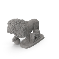 Medici Lion Right Stone PNG & PSD Images