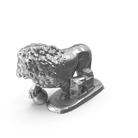 Medici Lion Right Metal PNG & PSD Images
