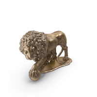 Medici Lion Bronze Statue PNG & PSD Images
