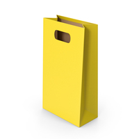 Yellow Paper Bag PNG & PSD Images