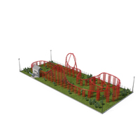 Roller Coaster Park PNG & PSD Images