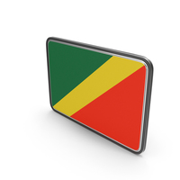 Flag of Congo Icon PNG & PSD Images