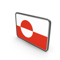 Flag of Greenland Icon PNG & PSD Images