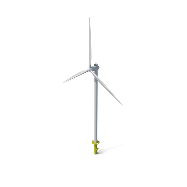 Wind Turbine Offshore Pile PNG & PSD Images