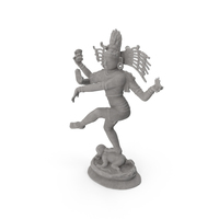 Shiva Lord Of Dance Stone Statue PNG & PSD Images