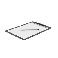 Clipboard With Pencil PNG & PSD Images