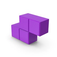 Purple Tetris S Block PNG & PSD Images