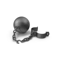 Shattered Ball Shackle PNG & PSD Images