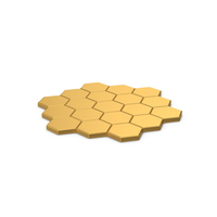 Gold Octagon Panels PNG & PSD Images