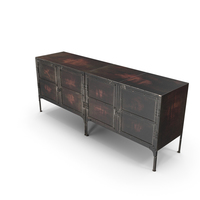 Restoration Hardware Industrial Tool Chest Consoles PNG & PSD Images
