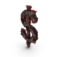 Blood Dollar Symbol PNG & PSD Images