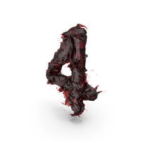 Blood Number 4 PNG & PSD Images