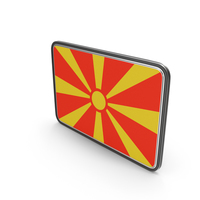 Flag Of North Macedonia Icon PNG & PSD Images