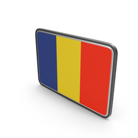 Flag Of Romania Icon PNG & PSD Images