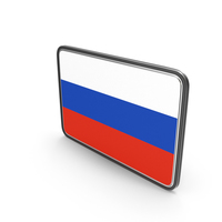 Flag Of Russian Federation Icon PNG & PSD Images